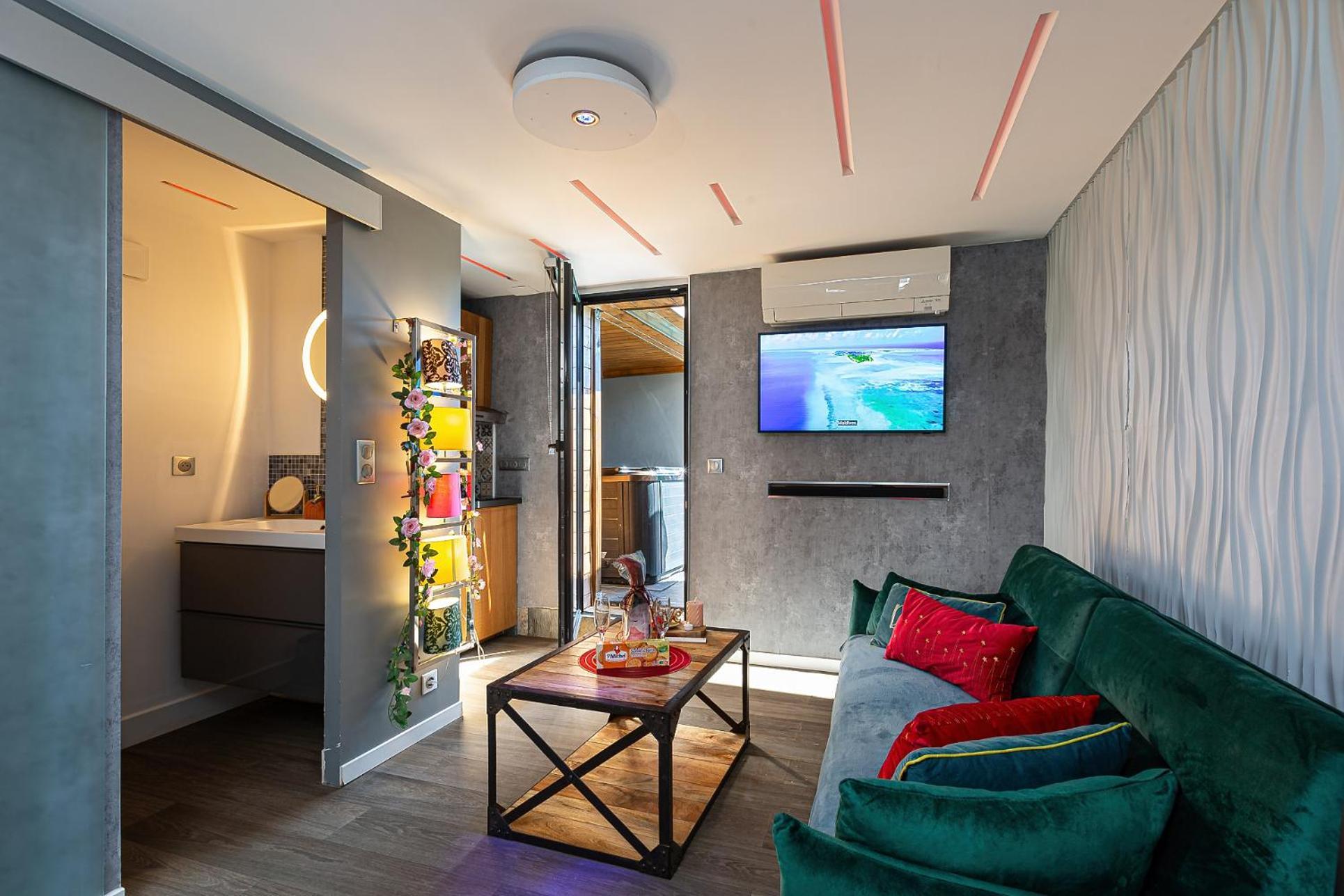 Gites Spa Strasbourg - Studio Romantique, Jacuzzi, Sauna, Terrasse Privee Furdenheim Экстерьер фото